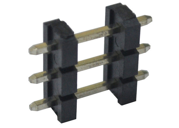 Ενιαία πίσσα 5,08 X 2.5mm επιγραφών καρφιτσών υπόλοιπου κόσμου ευθεία θηλυκό διπλό πλαστικό επιγραφών