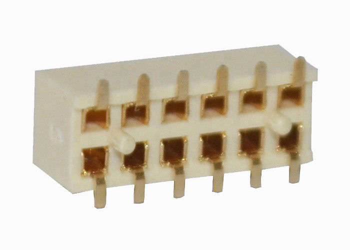12 καρφιτσών επιγραφών συνδετήρων θηλυκός PCB τύπος 2.0mm υπόλοιπου κόσμου SMT συνδετήρων διπλός πίσσα