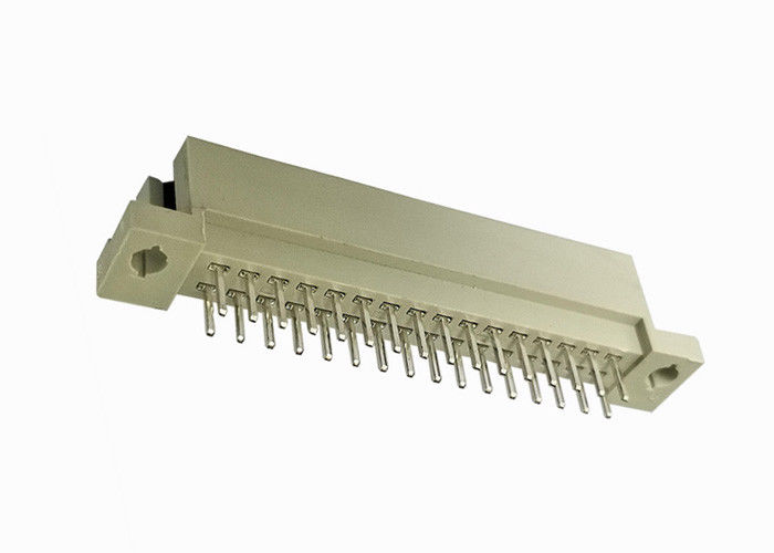 Ευθύ DIN 41612 αρσενική επιγραφή PCB συνδετήρων χρυσός/κασσίτερος 180 βαθμού πέρα από το νικέλιο