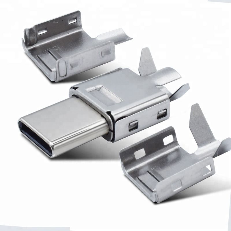 Αρσενικά 24 καρφώνουν το χαλκό συνδετήρων USB Γ με τη χρέωση της λειτουργίας 100% πλήρης δοκιμή