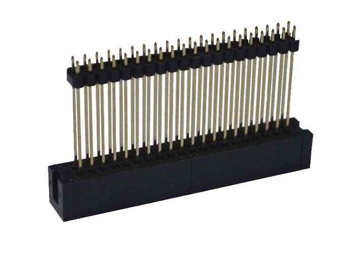 Πίνακας συνδετήρας 40 PCB πισσών 2,0 χιλ. διπλός πλαστικός ευθύς τύπων ΕΜΒΎΘΙΣΗΣ καρφιτσών