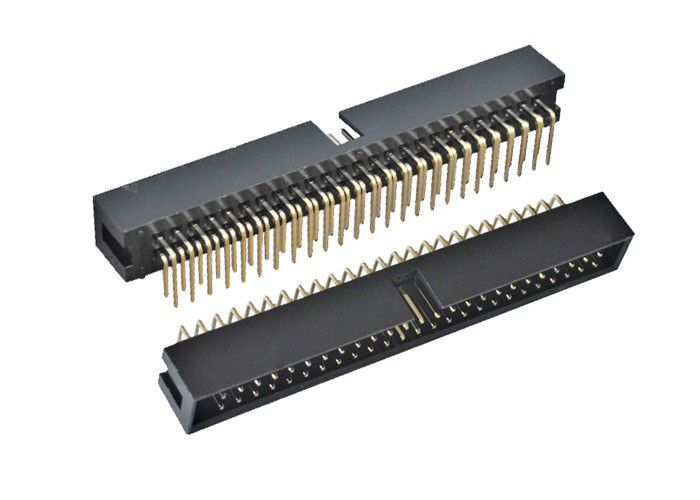 Συνδετήρας τύπος 2.54mm πίσσα 50 PCB σωστής γωνίας παραθύρων 90 βαθμού επιγραφή καρφιτσών