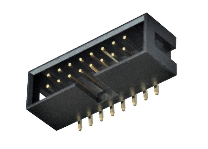 Αρσενικός συνδετήρας 2.54mm τύπος PBT πισσών SMT/υλικό επιγραφών παραθύρων μονωτών PA6T