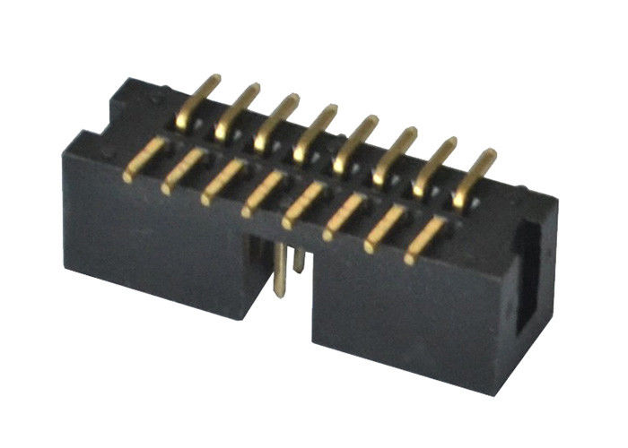 Αρσενικός συνδετήρας 2.54mm τύπος PBT πισσών SMT/υλικό επιγραφών παραθύρων μονωτών PA6T