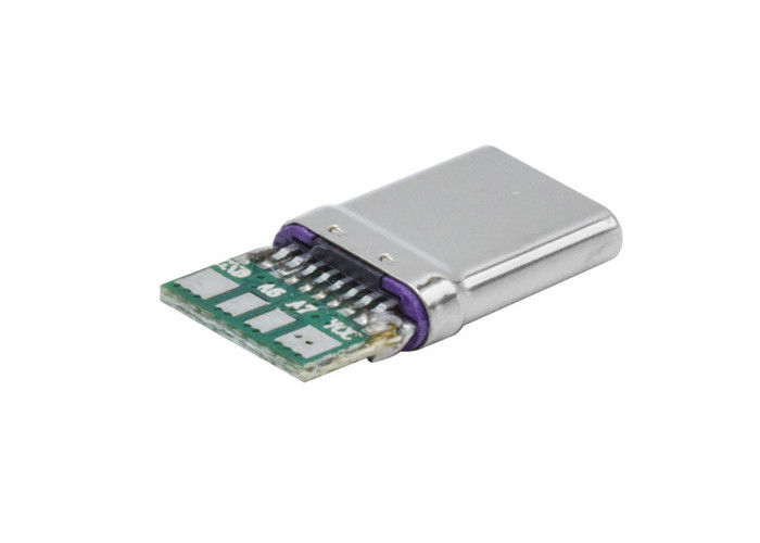 2.0 αρσενικό καλώδιο Jack συγκόλλησης USB Γ συνδετήρων USB Γ με την εξουσιοδότηση 1 έτους