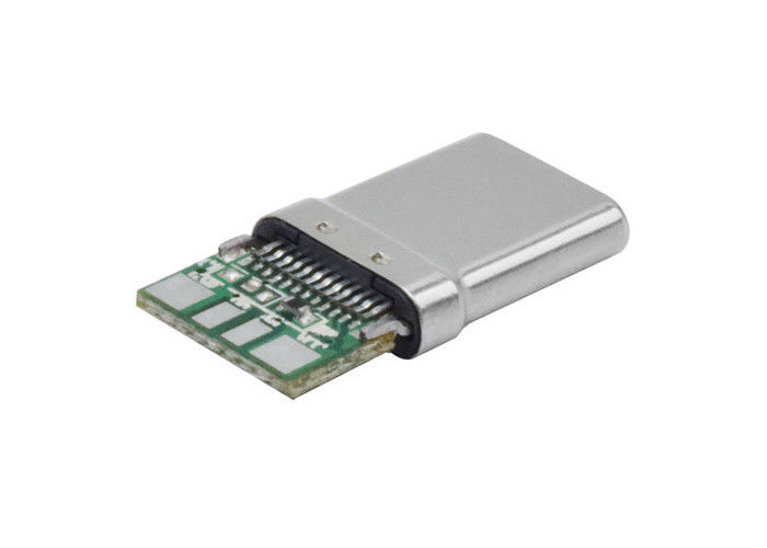 10 καρφίτσα Usb 3,1 αρσενική ύλη συγκολλήσεως συνδετήρων τύπων Γ ανθεκτική για το κινητό τηλέφωνο