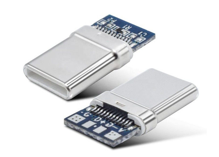 Ανοξείδωτο Shell συνδετήρων Usb μικροϋπολογιστών τύπων Γ με τη λειτουργία δαπανών/στοιχείων