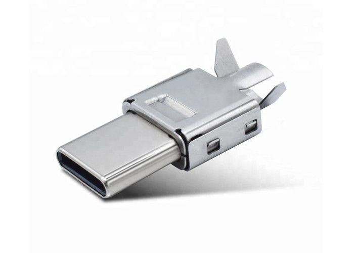 Αρσενικά 24 καρφώνουν το χαλκό συνδετήρων USB Γ με τη χρέωση της λειτουργίας 100% πλήρης δοκιμή